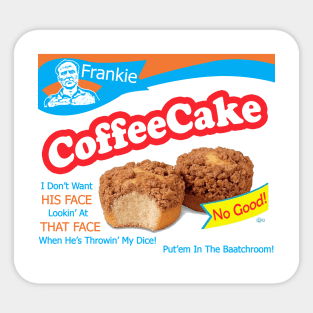 Frankie Coffee Cake Sticker